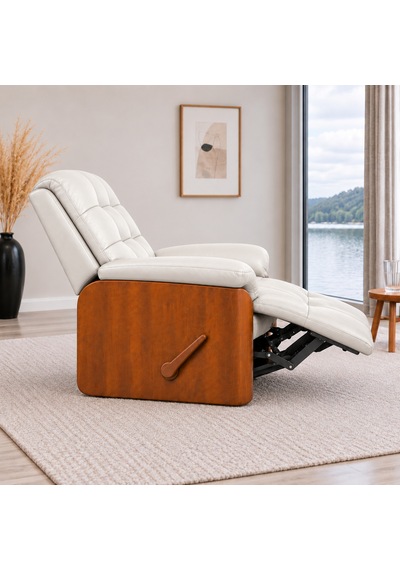 Smarto Relax Ceviz Ahşap Yan Panelli Gerçek Deri Manuel Mekanizmalı Yatar Ayak Uzatmalı Ergonomik Tv Koltuğu Baba Koltuğu Kahverengi Smarto Relax Ceviz Ahşap Yan Panelli Gerçek Deri Manuel Mekanizmalı Yatar Ayak Uzatmalı Ergonomik Tv Koltuğu Baba Koltuğu Kahverengi