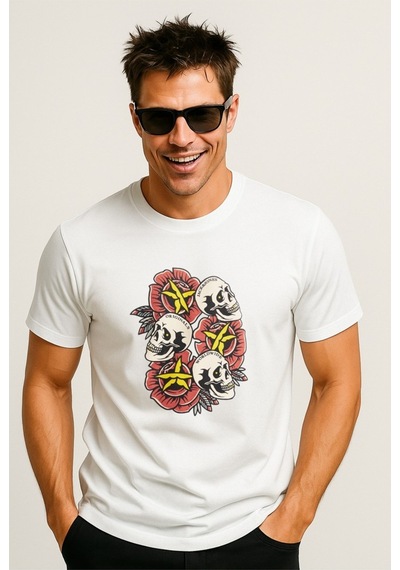 Jack & Jones Jack Jones Joranatomy Skull Tee Ss Crew Neck Ln Erkek Beyaz Tshirt 12272966-01 Beyaz Jack & Jones Jack Jones Joranatomy Skull Tee Ss Crew Neck Ln Erkek Beyaz Tshirt 12272966-01 Beyaz