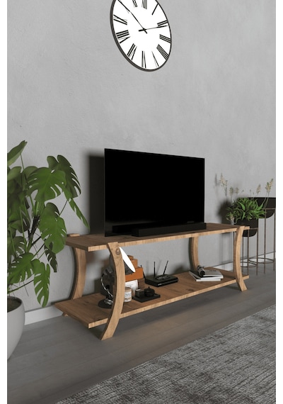 Lavellan Liva Modern Tv Sehpası Çift Katlı Fonksiyonel Televizyon Ünitesi Atlantik Çam Lavellan Liva Modern Tv Sehpası Çift Katlı Fonksiyonel Televizyon Ünitesi Atlantik Çam