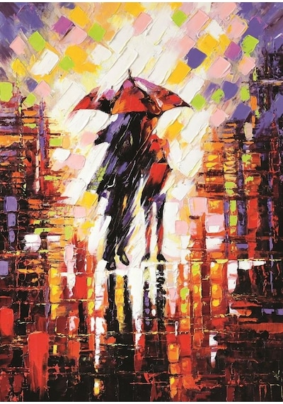 Art Puzzle Şemsiye Altındaki Aşk 500 Parça Puzzle