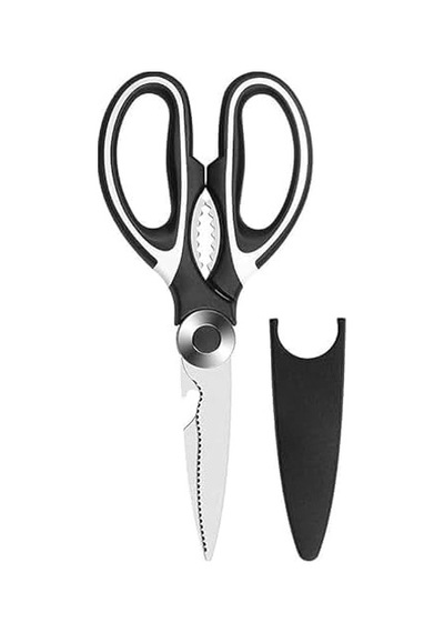 Taksun Ka051 21 Cm Profesyonel Çok Amaçlı Mutfak Makası Paslanmaz Çelik Tavuk Kesme, Şişe Açacağı Ve Ceviz