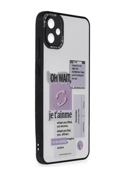 Newface Samsung Galaxy A05 Kılıf Mirror Desenli Kapak - Mirror - 4 Gri