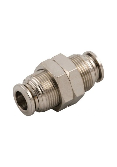 Metal Perde Geçişli Nipel Rekor Bağlantı 14mm