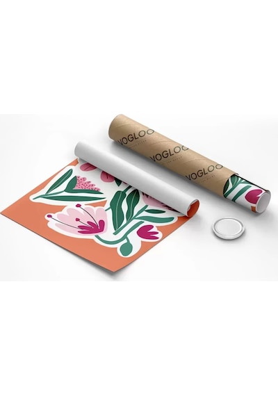 Çerçevesiz Poster Floral Enerji