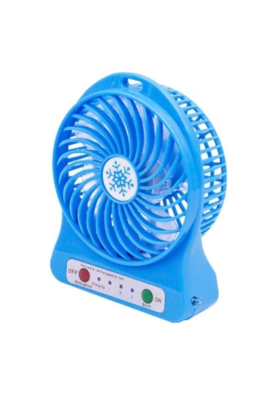Masa Üstü Şarjlı Mini Vantilatör Fan 3 Kademeli Usb Mini
