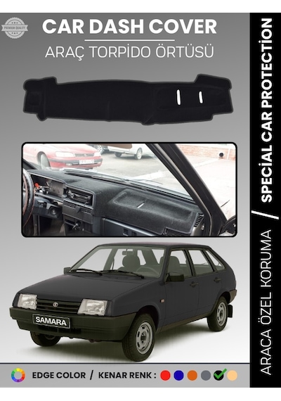 Lada Samara Enjeksiyonlu 1990-2004 Torpido Örtüsü Torpido Koruma Tam Uyum Araca Özel Kaymaz - 908 Stiloto