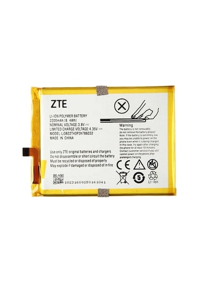 Zte Blade V6 İle Uyumlu A+ Kalite Pil Batarya