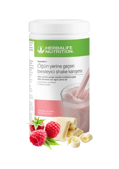 Herbalife Ahududu Beyaz Çikolatalı Aromalı Besleyici Shake