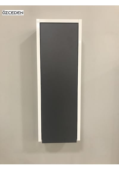 Çok Amaçlı Banyo Mutfak Dolabı 70Cm Mdf Kapak Antrasit Gri Mat Beyaz