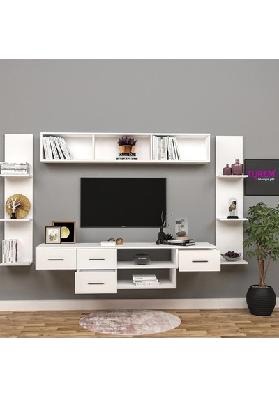 Luna Tv Ünitesi Mdf Antrasit Luna Tv Ünitesi Mdf Antrasit