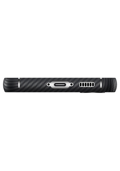 Galaxy S23 Plus Uyumlu Kılıf Benks Magsafe Şarj Özellikli Magnetik Armorair 600d Kevlar Fiber Siyah