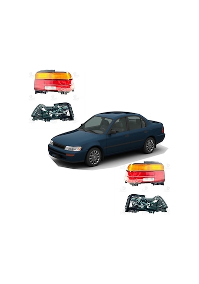 Toyota Corolla Efsane Kasa Arka Stop Takımı Ae101 1993-1998