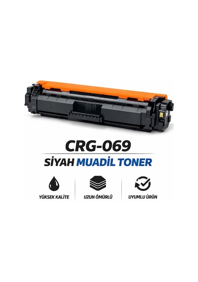 Canon Uyumlu  Crg-069bk Siyah Çipli Uyumlu  Toner
