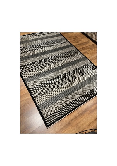 Hattuşa Ht-10 Siyah-beyaz Halı