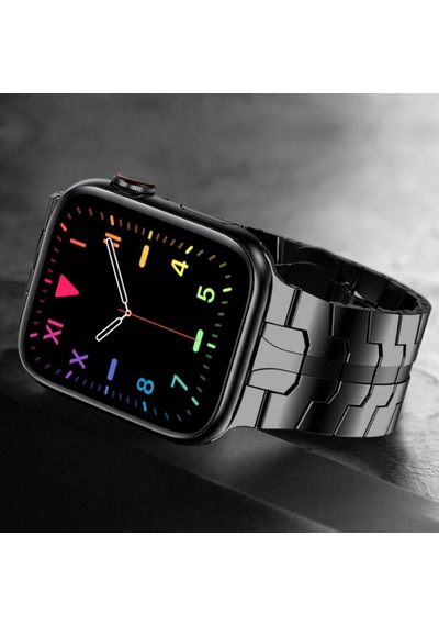 Apple Uyumlu Watch 44 MM Krd-63 Metal Kordon