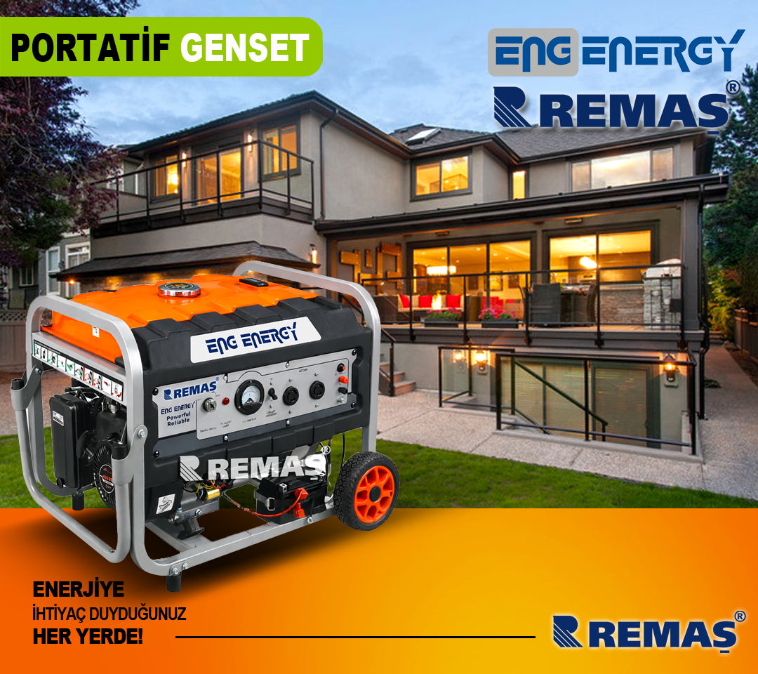 Energy KM 4000 ME Otomatik 4 Kva Monofaze Benzinli Jeneratör