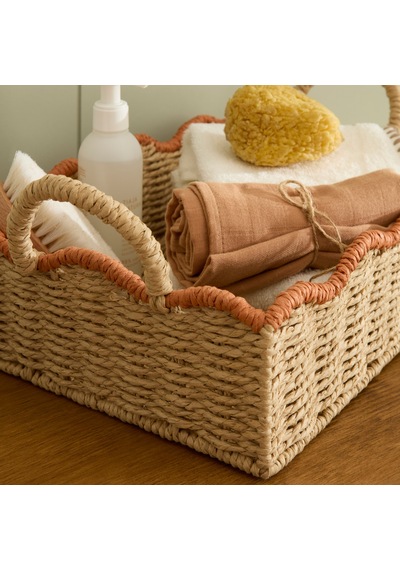 Karaca Home Shalia Dekoratif Sepet Organizer 36x26x18 Cm Kahverengi