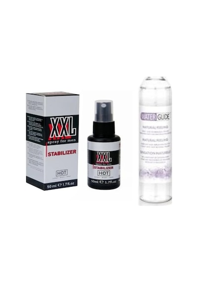 Süper Hot Xxl Peak Power For Men Sprey 50 Ml Waterglide Natural Lubricant 400ml