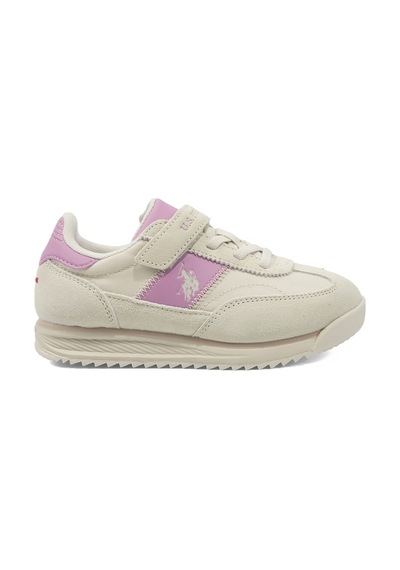 Uspoloassn U.s. Polo Assn. Lande Jr Bej Kız Çocuk Sneaker Bej-pudra