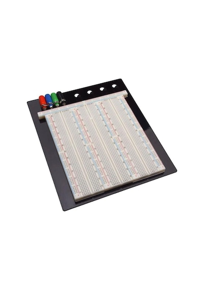 3 Lü Büyük Boy Breadboard 2390 Delik Beyaz Born Klemensli 2,54 Header Uyumlu