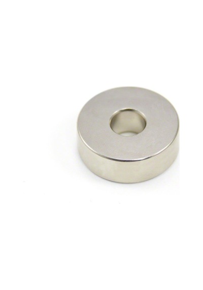 Mıknatıs, Çap 25mm X Del.çapı 6mm X Kalınlık 10mm Güçlü Delikli Neodyum Mıknatıs