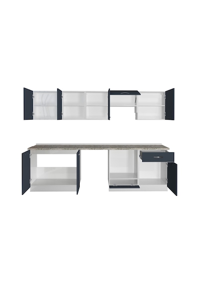 Decoraktiv Elite 280 Ankastre Fırın Modüllü Mdf Hazır Mutfak Dolabı - Tezgah Dahil - Antrasit Decoraktiv Elite 280 Ankastre Fırın Modüllü Mdf Hazır Mutfak Dolabı - Tezgah Dahil - Antrasit