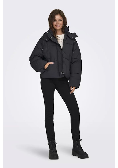 Only Kadın Puffer Jacket Kapüşonlu Şişme Mont-15322013 Çok Renkli