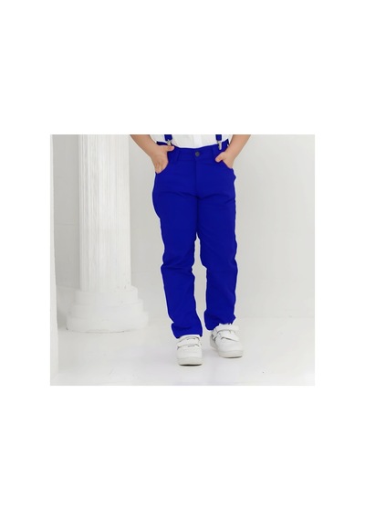 Çlm Store 23 Nisan 29 Ekim Likralı Erkek Çocuk Pantolon Saks Mavi Saks Mavi