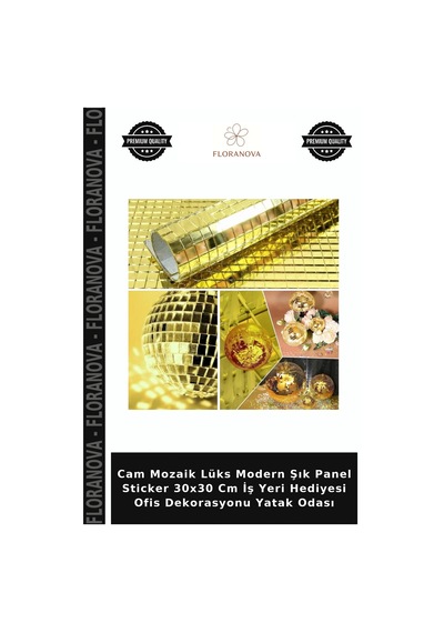 Cam Mozaik Lüks Modern Şık Panel Sticker 30x30 Cm İş Yeri Hediyesi Ofis Dekorasyonu Yatak Odası Çok Renkli