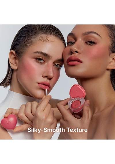 Yoğun Pigmentli Köpük Yapıda Kadife Bitişli Ruj & Allık Souffle Color Pot 22 Coco Pink Çok Renkli
