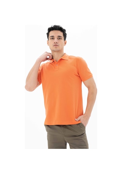 AR-MA Arma Erkek %100 Pamuk Basic Polo Yaka Regular Fit T-shirt Y25374351201 Pembe