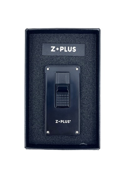 Z+plus Lüks Metal Çift Torch Jet Alevli Puro Çakmağı - Siyah