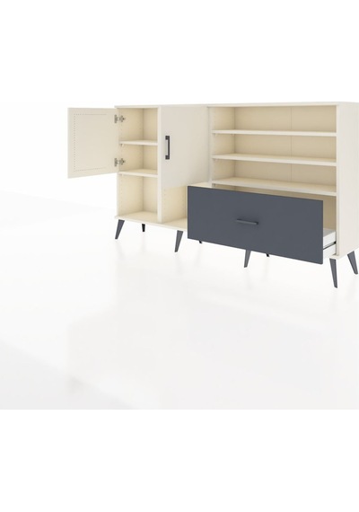 Arges Konsol 7 Raflı Tek Çekmeceli 2 Kapaklı 176x30x99 Aytaşı-aytaşı/antrasit Aytası/antrasıt - Aytası Arges Konsol 7 Raflı Tek Çekmeceli 2 Kapaklı 176x30x99 Aytaşı-aytaşı/antrasit Aytası/antrasıt - Aytası