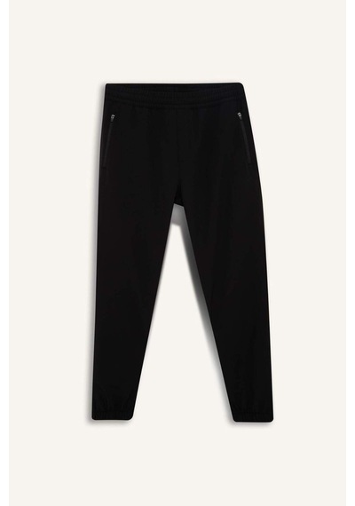 Defacto Defactofit Standart Fit Dokuma Sporcu Jogger F2311ax25wnbk81 Siyah