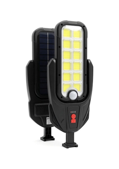 Panther Pt-2996 Usb Şarjlı Solar Led Duvar Lambası - Hareket Sensörlü Bahçe Aydınlatması