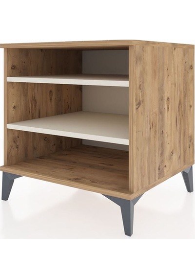 Kronos Komodin 2 Raflı 60x59x64 Çam-aytaşı Çam