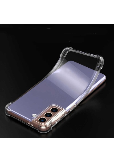 Galaxy S21 Plus Kılıf Zore Nitro Anti Shock Silikon Kılıf Renksiz