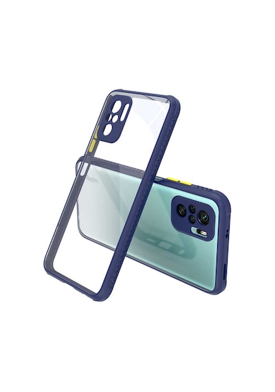 Redmi Note 10s Kılıf Klfs Kaff Kapak - Lacivert Lacivert