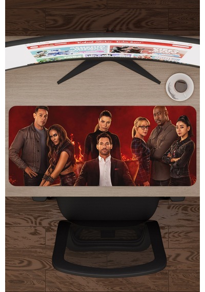Lucifer V2 70x30 Xl Gaming Kauçuk Kaymaz Taban Mouse Pad Fare Altlığı