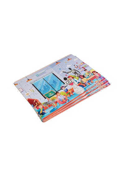 Akınrobotıcs Puzzle 42 Parça Diğer Mavi