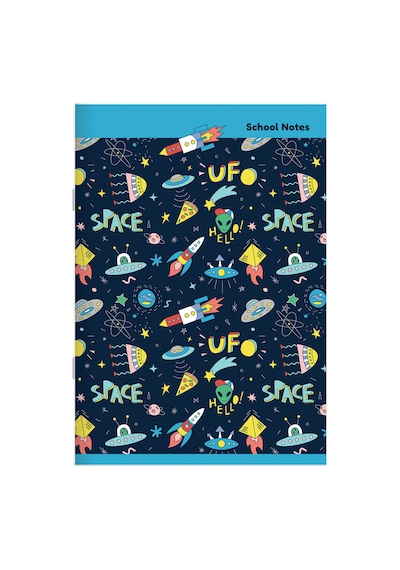 Keskin A4 60 Yp Kar.tel Dikişli Karton Kapak Ufo Defter