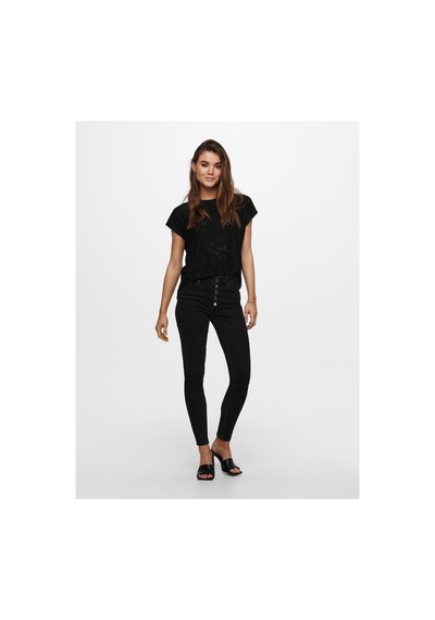 Only Onlsmılla S/s Top Jrs Noos Siyah