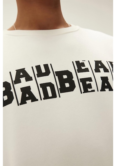 Bad Bear Counter Crewneck Erkek Sweatshirt-25272-beyaz Beyaz