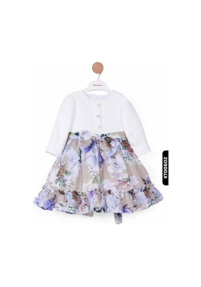 Xo Kids Büzgülü Kollu Bohçalı Çiçekli Frıfırlı Kız Çocuk Elbise 2-6 Yaş 10039 Çok Renkli Xo Kids Büzgülü Kollu Bohçalı Çiçekli Frıfırlı Kız Çocuk Elbise 2-6 Yaş 10039 Çok Renkli
