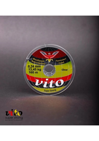 Vito Süper Strong Monoflament Şeffaf Misina 160 Metre 0,24mm - Standart