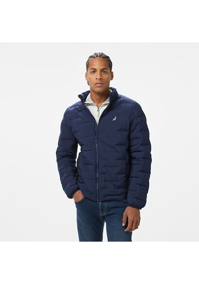 Nautica Erkek Lacivert Standart Fit Dik Yaka Mont 026 J55002t Lacivert