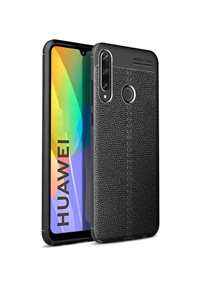 Huawei P40 Lite E Kılıf Zore Niss Silikon Kapak Siyah