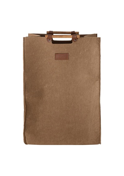 Dodie Keçe Çamaşır Sepeti Koyu Bej 29.5x37.5x52.5 Çok Renkli