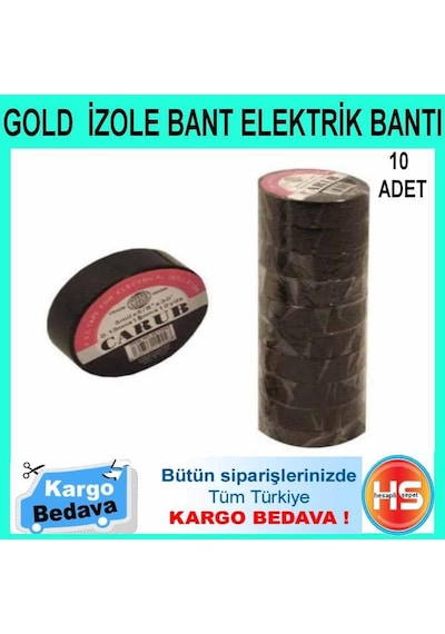 Gold İzole Elektrik Bantı 10 Adet N11.184