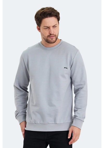 Slazenger Konnor In Erkek Gri Sweatshırt Gri
